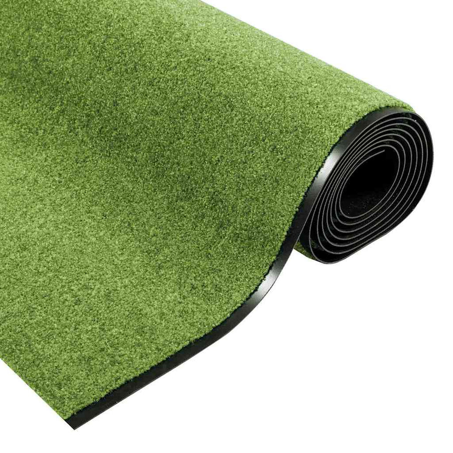 Deurmat Anders Groen en Zwart 120 x 350 cm Polyamide en PVC
