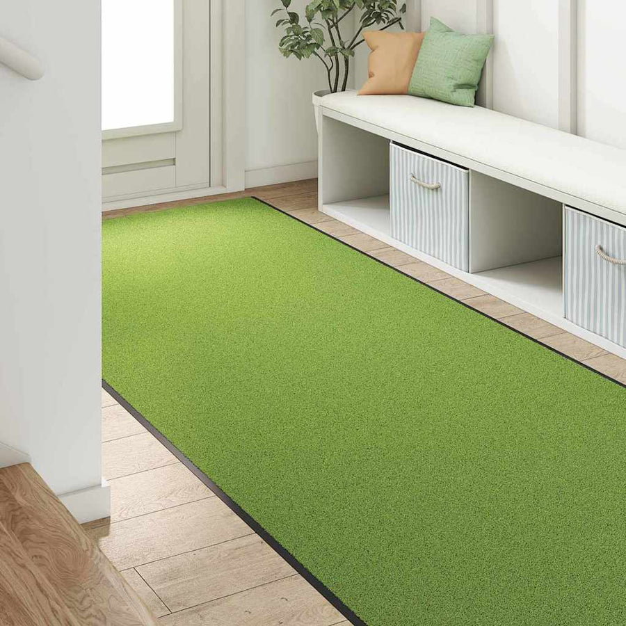 Deurmat Anders Groen en Zwart 120 x 400 cm Polyamide en PVC
