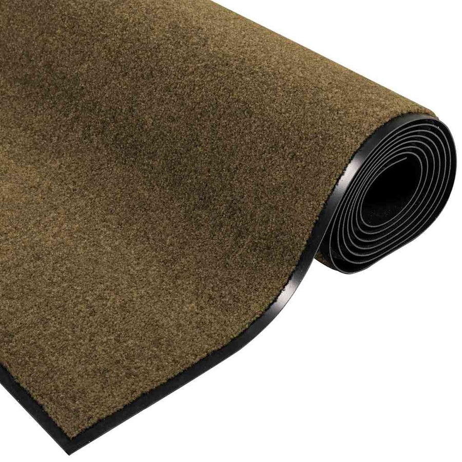 Deurmat Anders Bruin en zwart 120 x 300 cm Polyamide en PVC