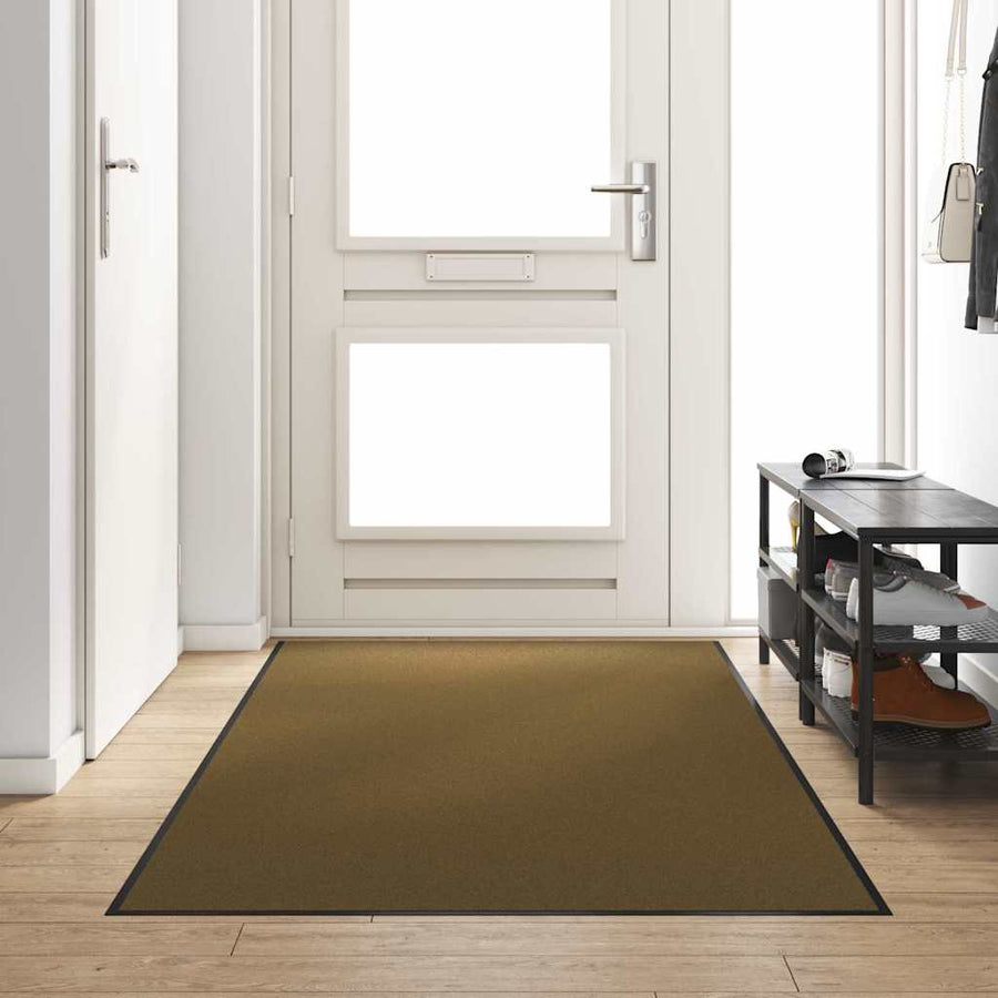 Deurmat Anders Bruin en zwart 120 x 300 cm Polyamide en PVC