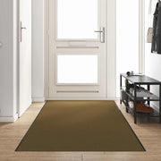 Deurmat 120x350 cm bruin zwart polyamide PVC