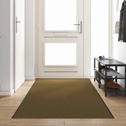 Deurmat Anders Bruin en zwart 120 x 350 cm Polyamide en PVC