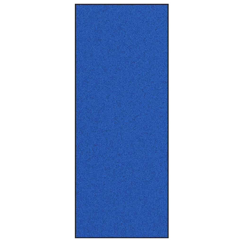 Deurmat Anders Blauw en Zwart 120 x 300 cm Polyamide en PVC