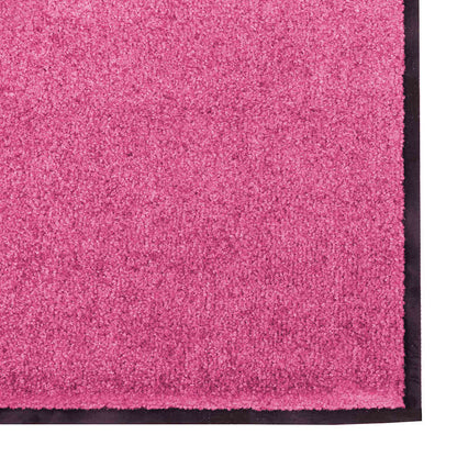 Deurmat Anders Roze en Zwart 120 x 300 cm Polyamide en PVC