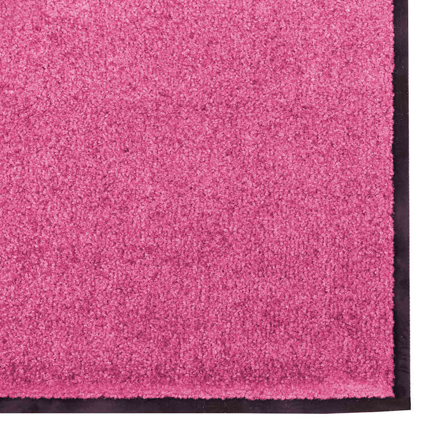 Deurmat Anders Roze en Zwart 120 x 300 cm Polyamide en PVC