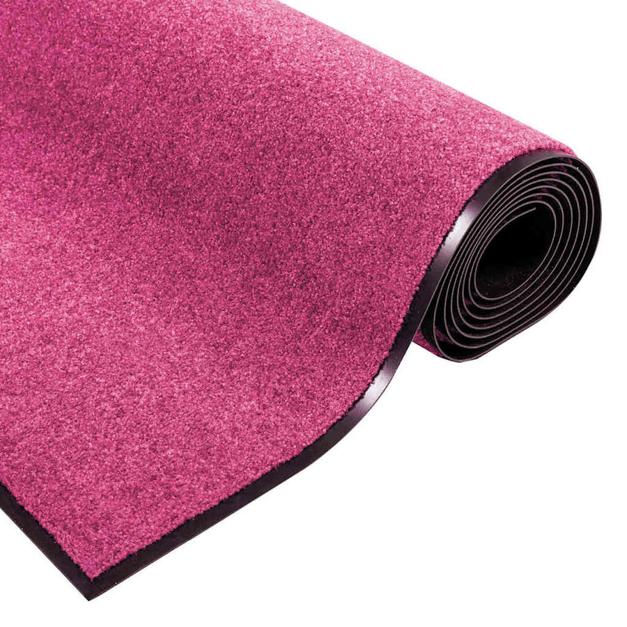 Deurmat Anders Roze en Zwart 120 x 300 cm Polyamide en PVC