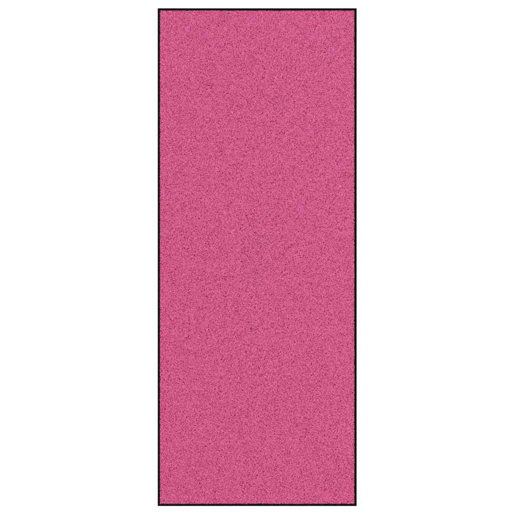 Deurmat Anders Roze en Zwart 120 x 300 cm Polyamide en PVC