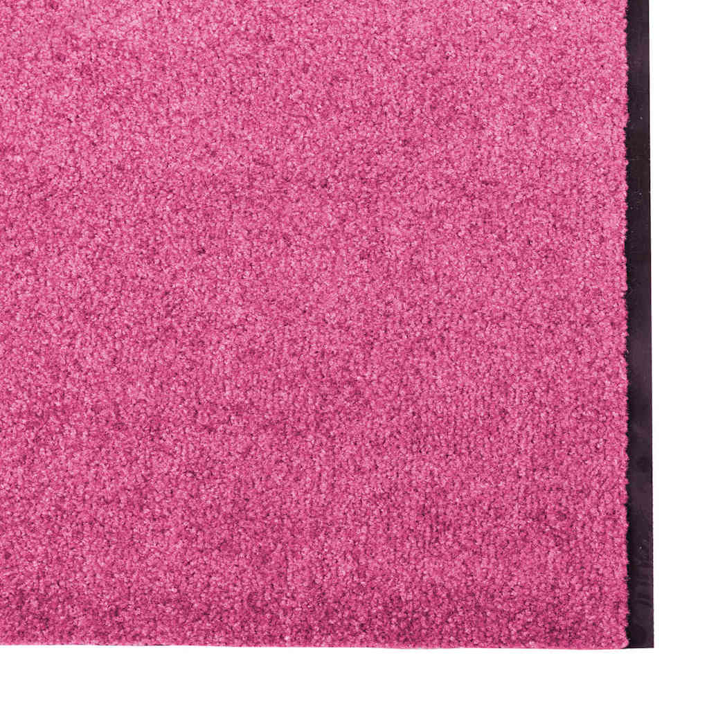Deurmat Anders Roze en Zwart 120 x 350 cm Polyamide en PVC