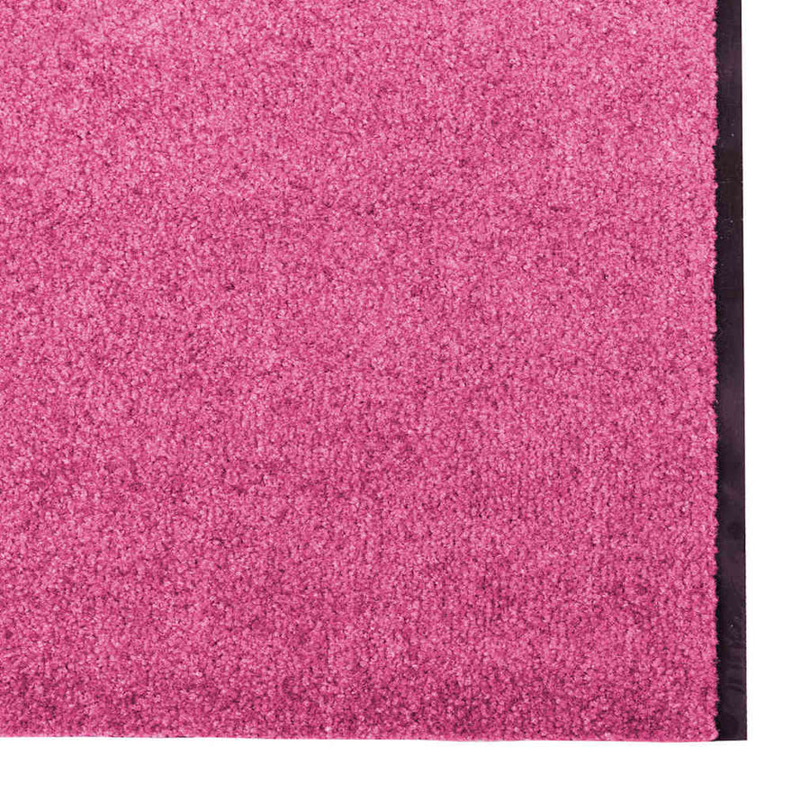 Deurmat Anders Roze en Zwart 120 x 350 cm Polyamide en PVC