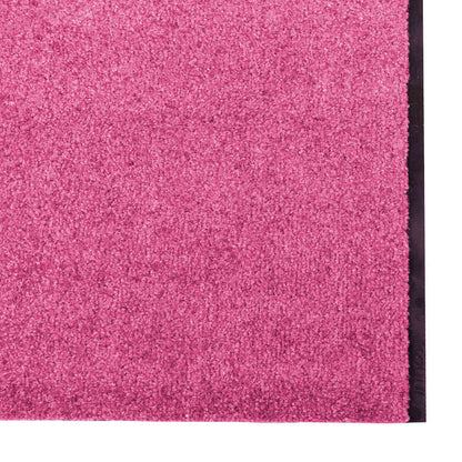 Deurmat Anders Roze en Zwart 120 x 400 cm Polyamide en PVC