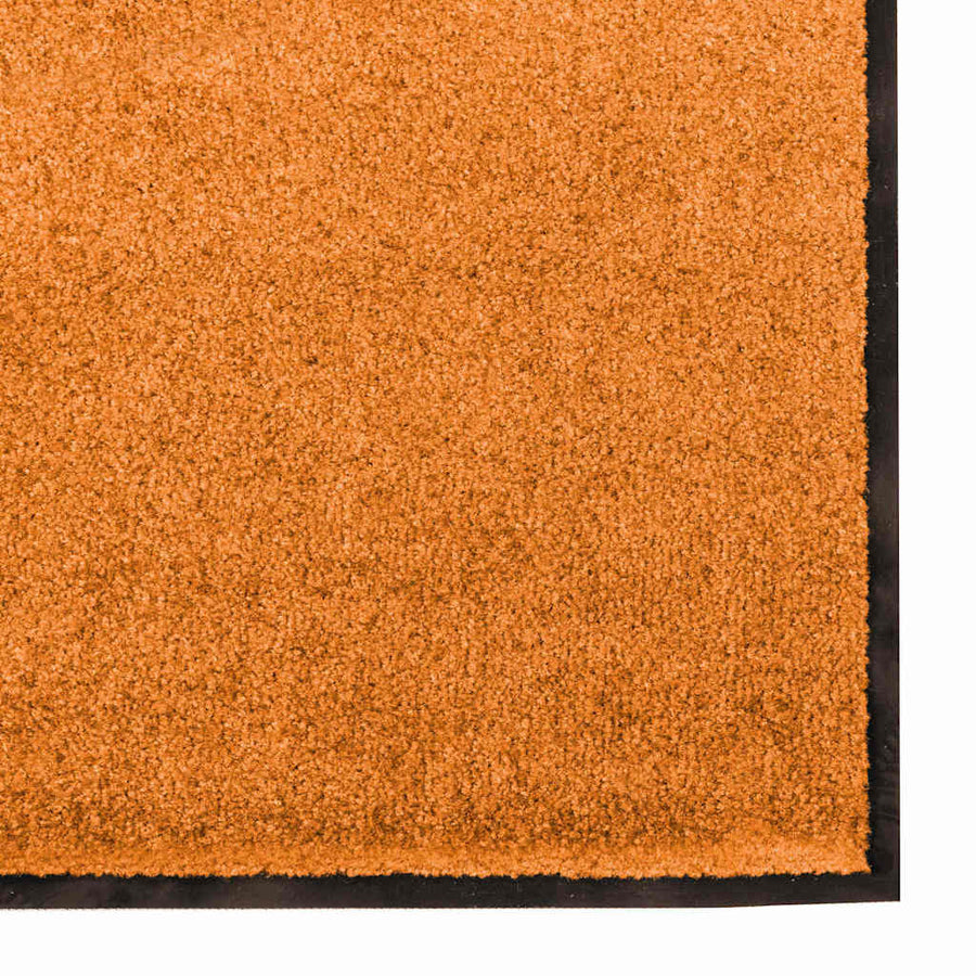 Deurmat Anders Oranje en Zwart 120 x 300 cm Polyamide en PVC