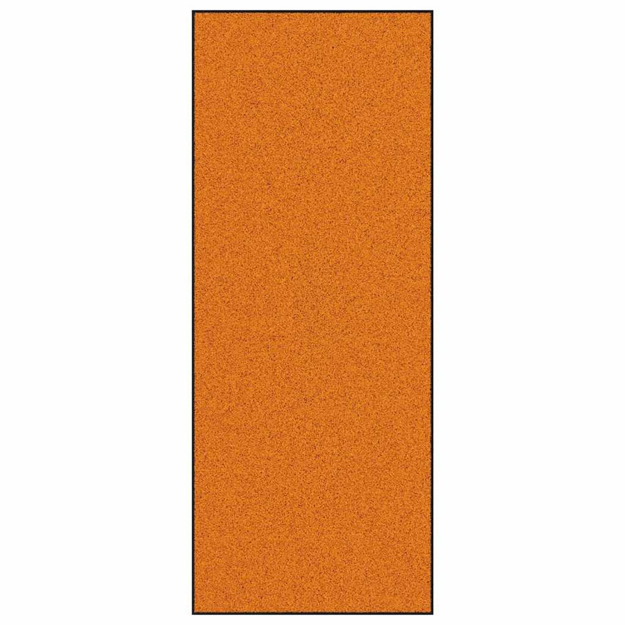 Deurmat Anders Oranje en Zwart 120 x 300 cm Polyamide en PVC
