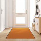 Doormat Anders Orange and Black 120 x 350 cm Polyamide and PVC