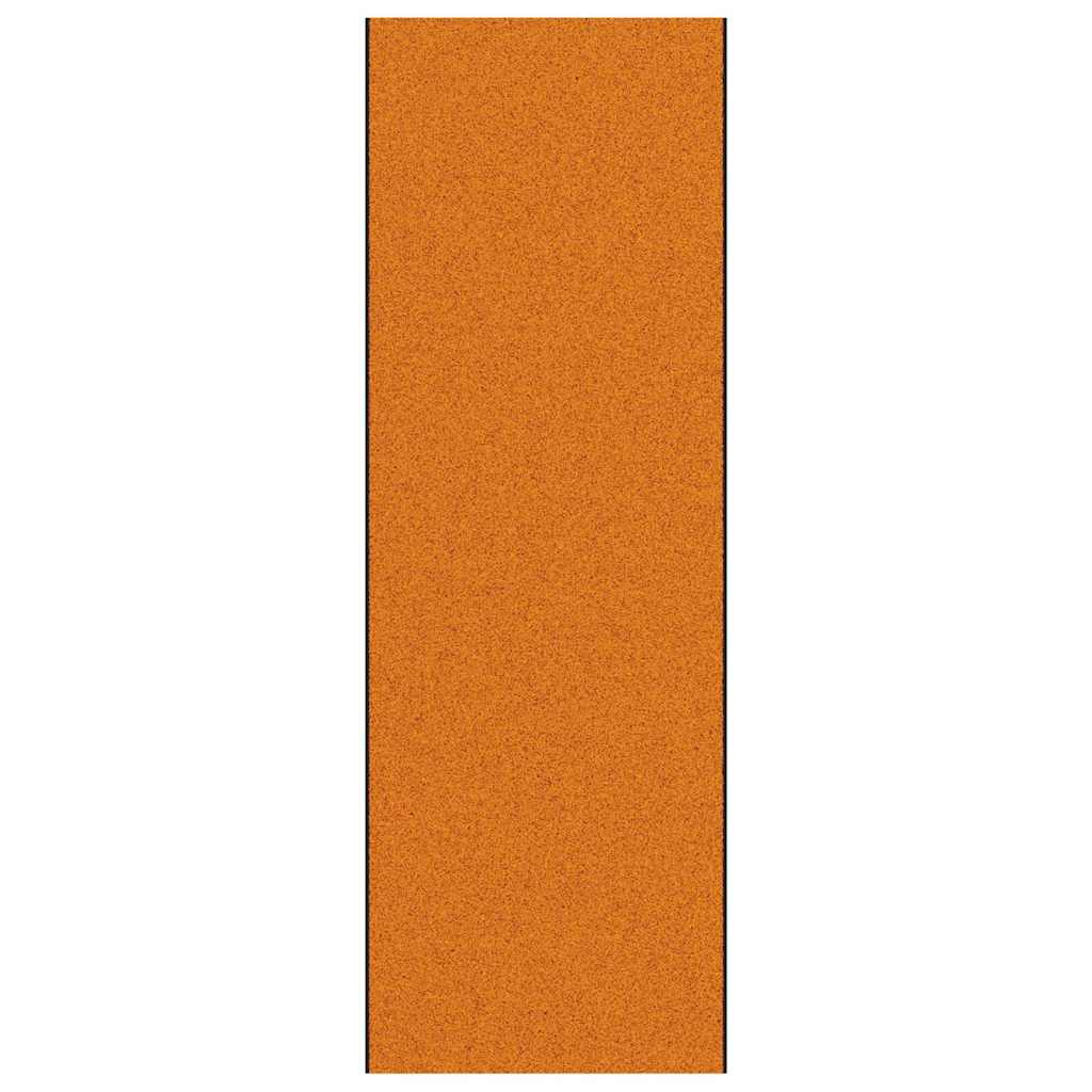 Deurmat Anders Oranje en Zwart 120 x 350 cm Polyamide en PVC