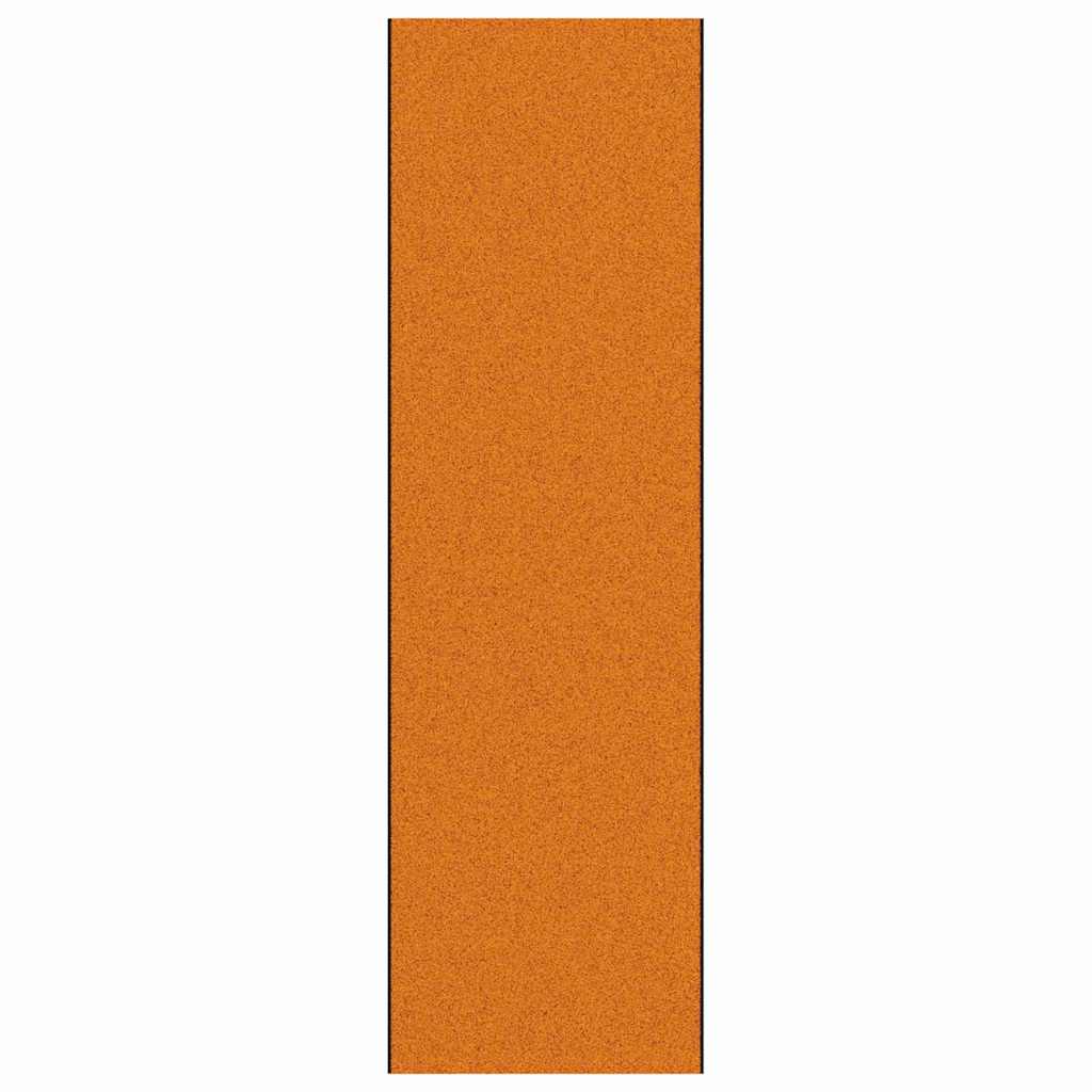 Deurmat Anders Oranje en Zwart 120 x 400 cm Polyamide en PVC