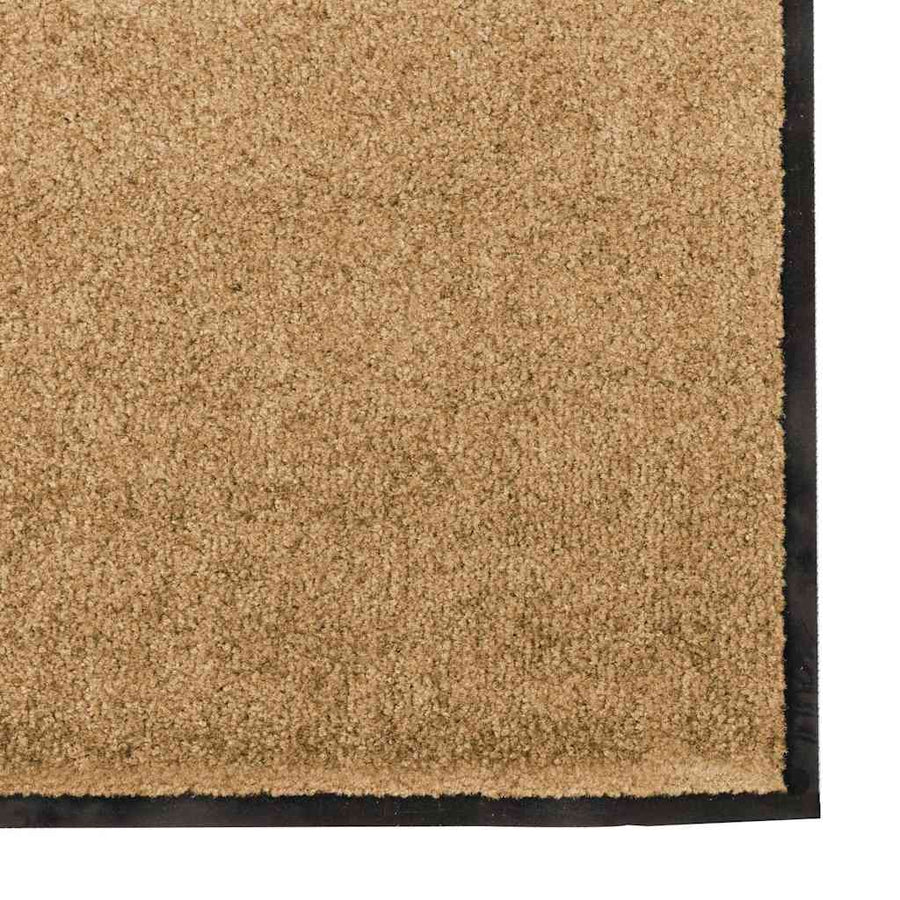 Deurmat Anders Crème en Zwart 120 x 300 cm Polyamide en PVC
