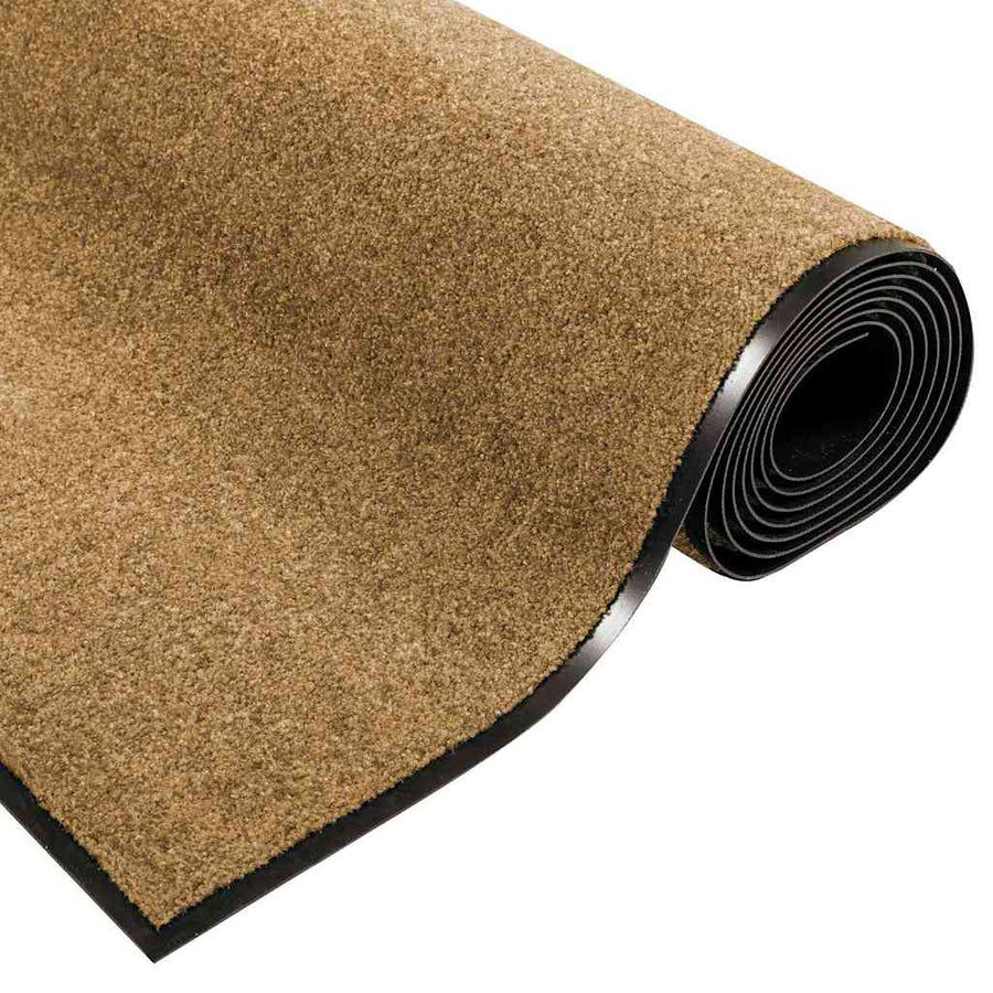 Deurmat Anders Crème en Zwart 120 x 300 cm Polyamide en PVC
