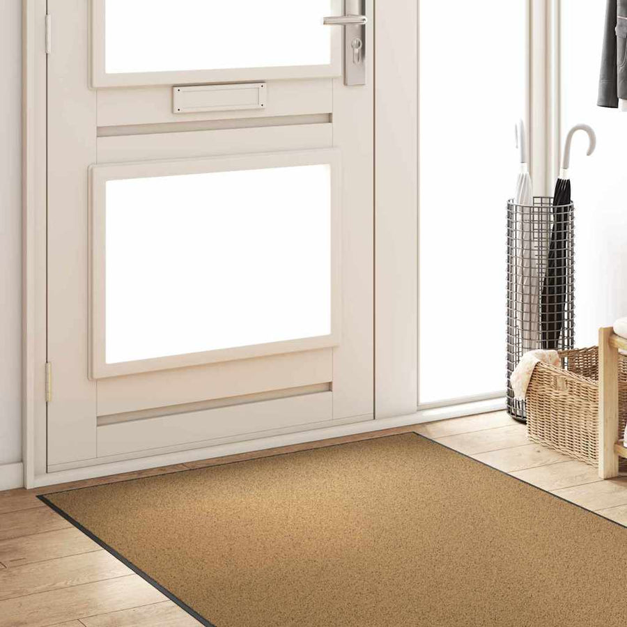 Deurmat Anders Crème en Zwart 120 x 300 cm Polyamide en PVC