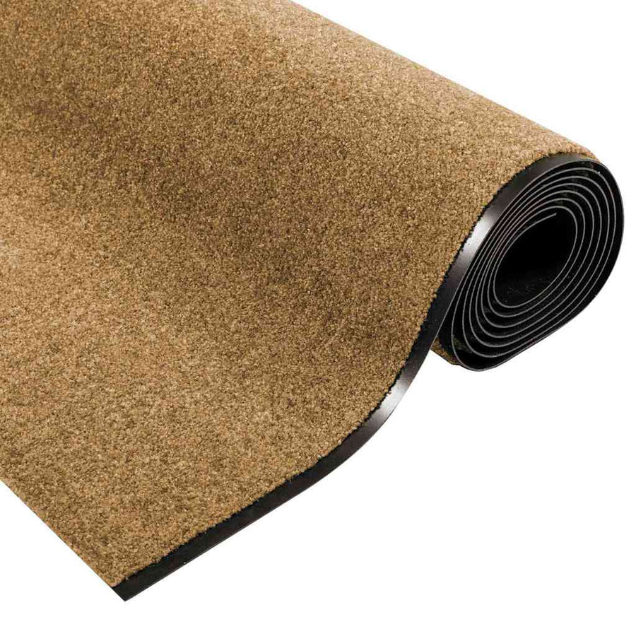Deurmat Anders Crème en Zwart 120 x 400 cm Polyamide en PVC