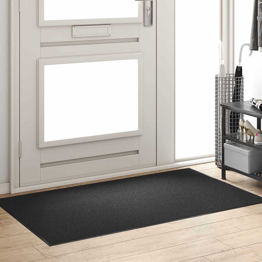 Deurmat Zwart 90 x 150 cm 100% Polyamide