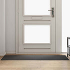 Deurmat 60 x 180 cm zwart polypropyleen vinyl