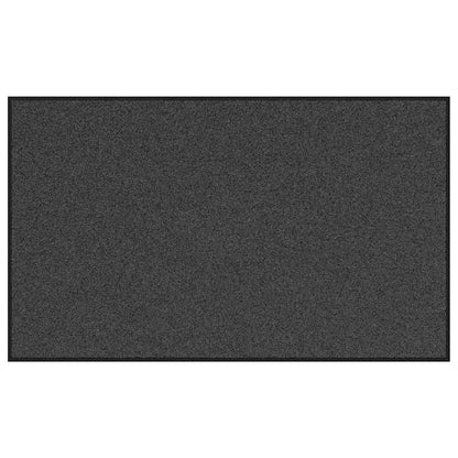 Deurmat Antraciet en Zwart 90 x 150 cm 100% Polyamide