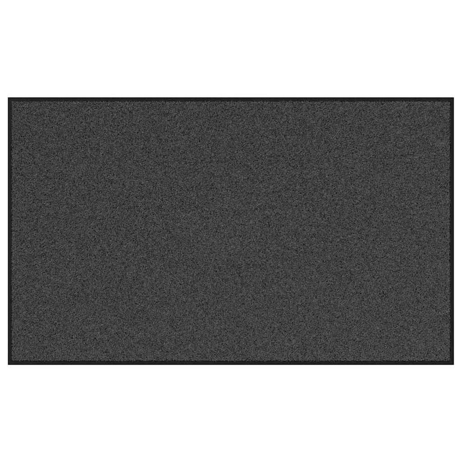 Deurmat Antraciet en Zwart 90 x 150 cm 100% Polyamide