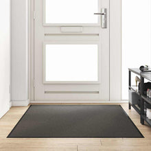 Deurmat Antraciet en Zwart 120 x 180 cm 100% Polyamide