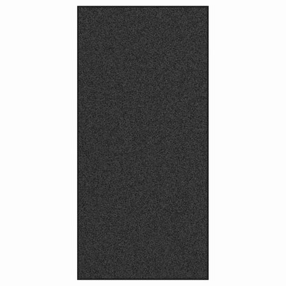Deurmat Antraciet en Zwart 120 x 250 cm 100% Polyamide