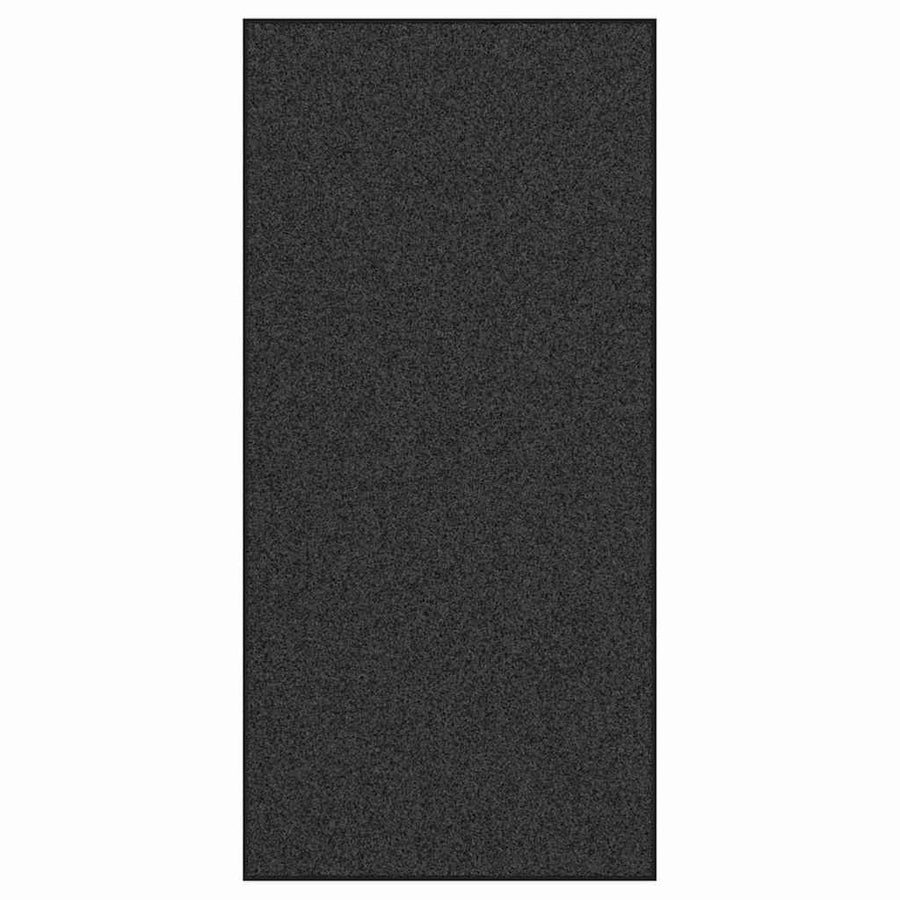 Deurmat Antraciet en Zwart 120 x 250 cm 100% Polyamide