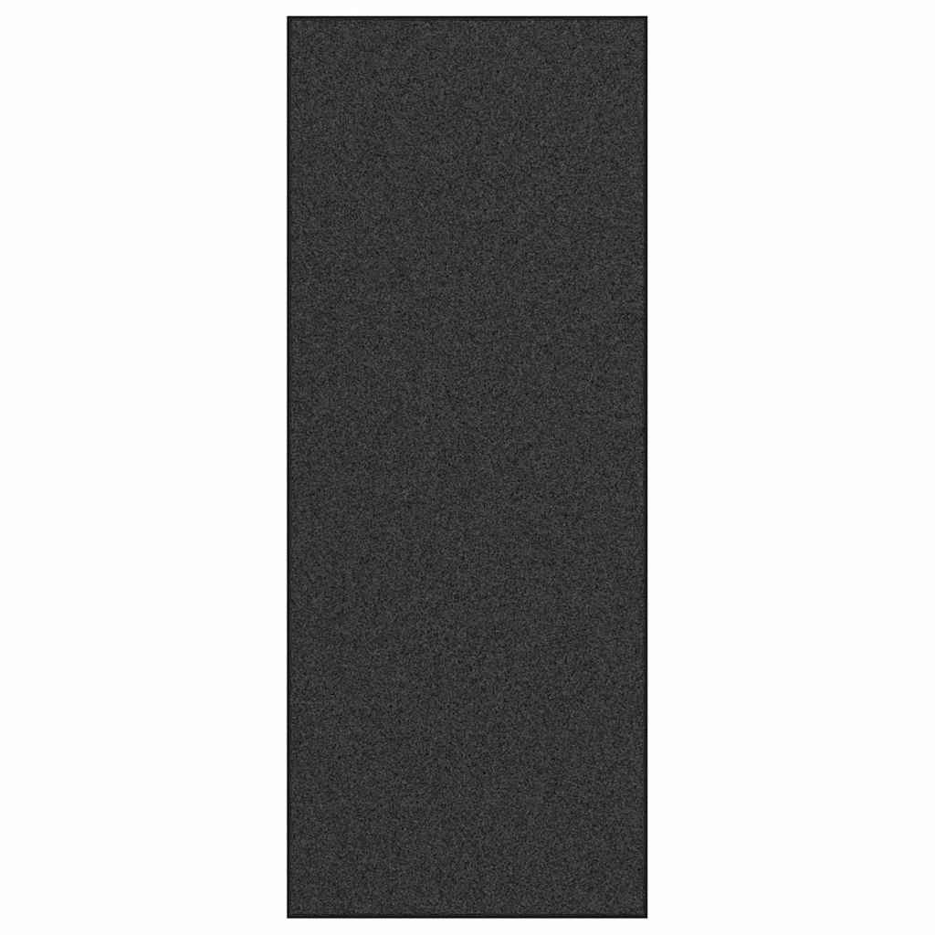 Deurmat Antraciet en Zwart 120 x 300 cm 100% Polyamide