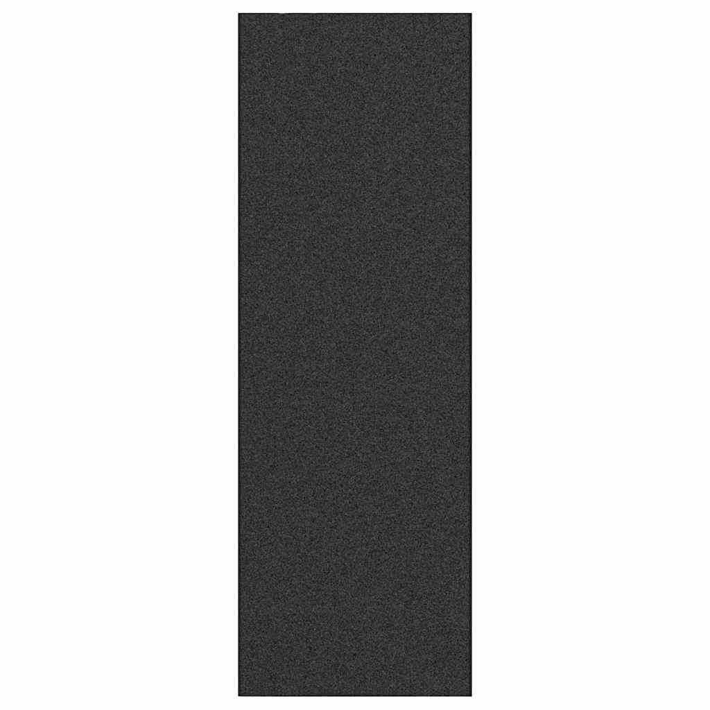 Deurmat Antraciet en Zwart 120 x 350 cm Polypropyleen en vinyl