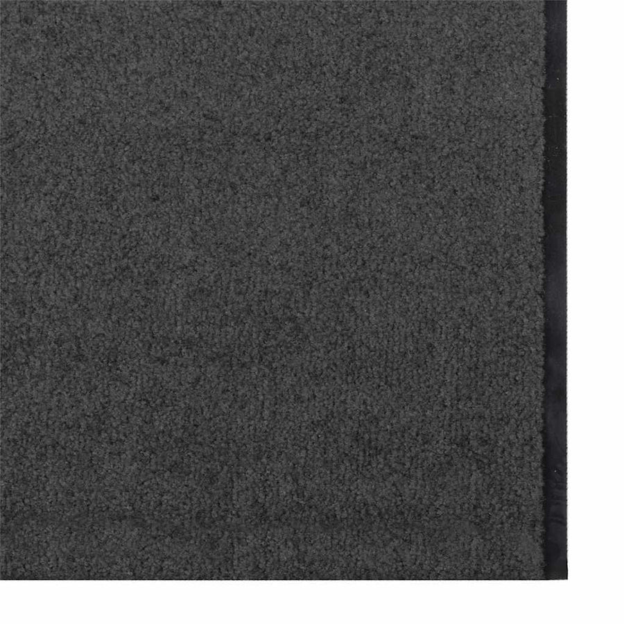 Deurmat Antraciet en Zwart 120 x 400 cm Polypropyleen en vinyl