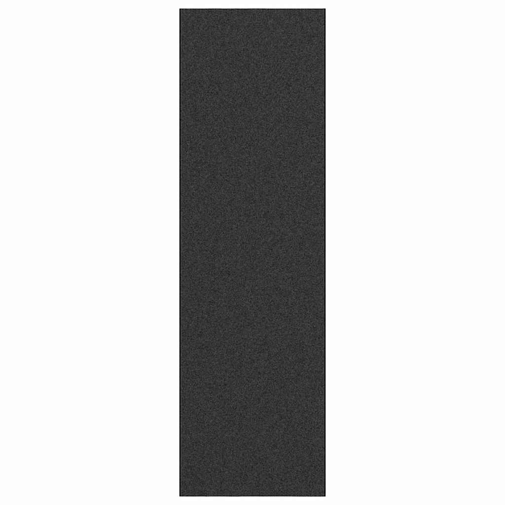 Deurmat Antraciet en Zwart 120 x 400 cm Polypropyleen en vinyl