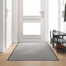 Deurmat Grijs en zwart 120 x 300 cm Polypropyleen en vinyl