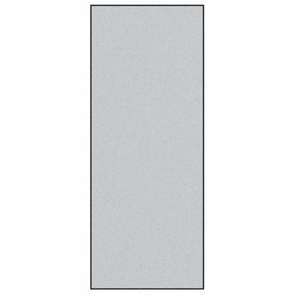 Deurmat Grijs en zwart 120 x 300 cm Polypropyleen en vinyl
