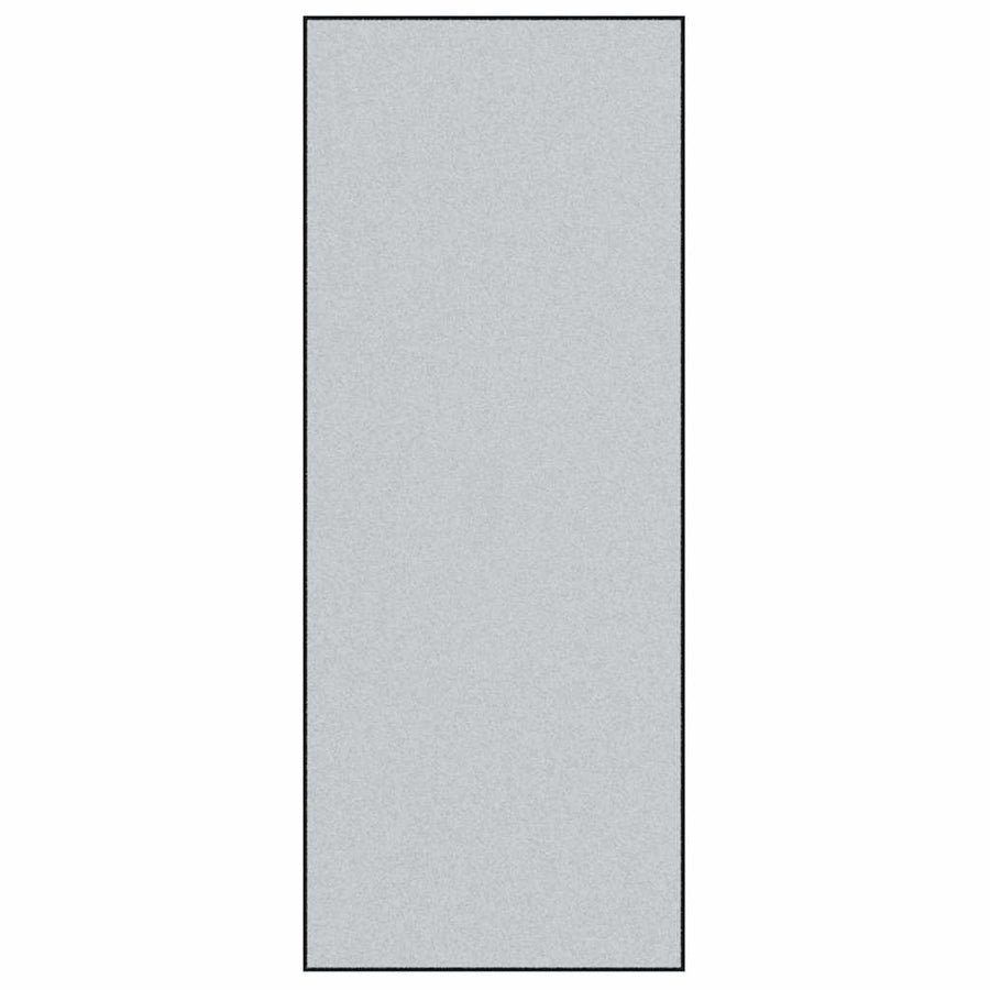 Deurmat Grijs en zwart 120 x 300 cm Polypropyleen en vinyl