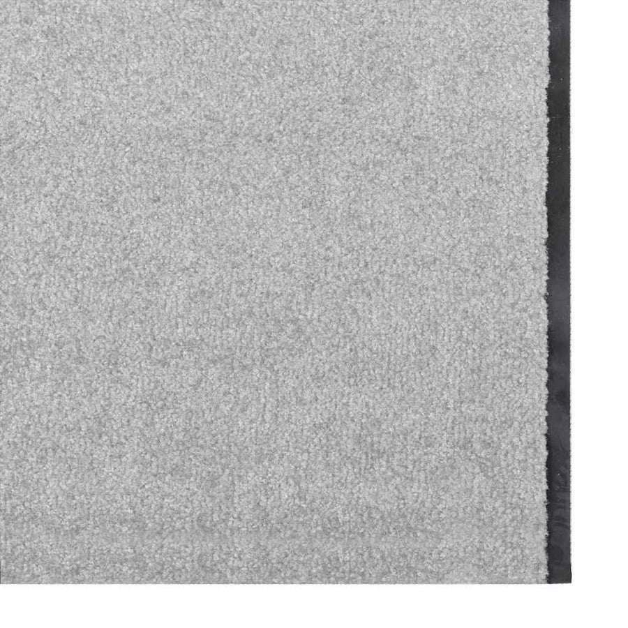 Deurmat Grijs en zwart 120 x 350 cm Polypropyleen en vinyl