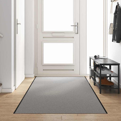 Deurmat Grijs en zwart 120 x 350 cm Polypropyleen en vinyl