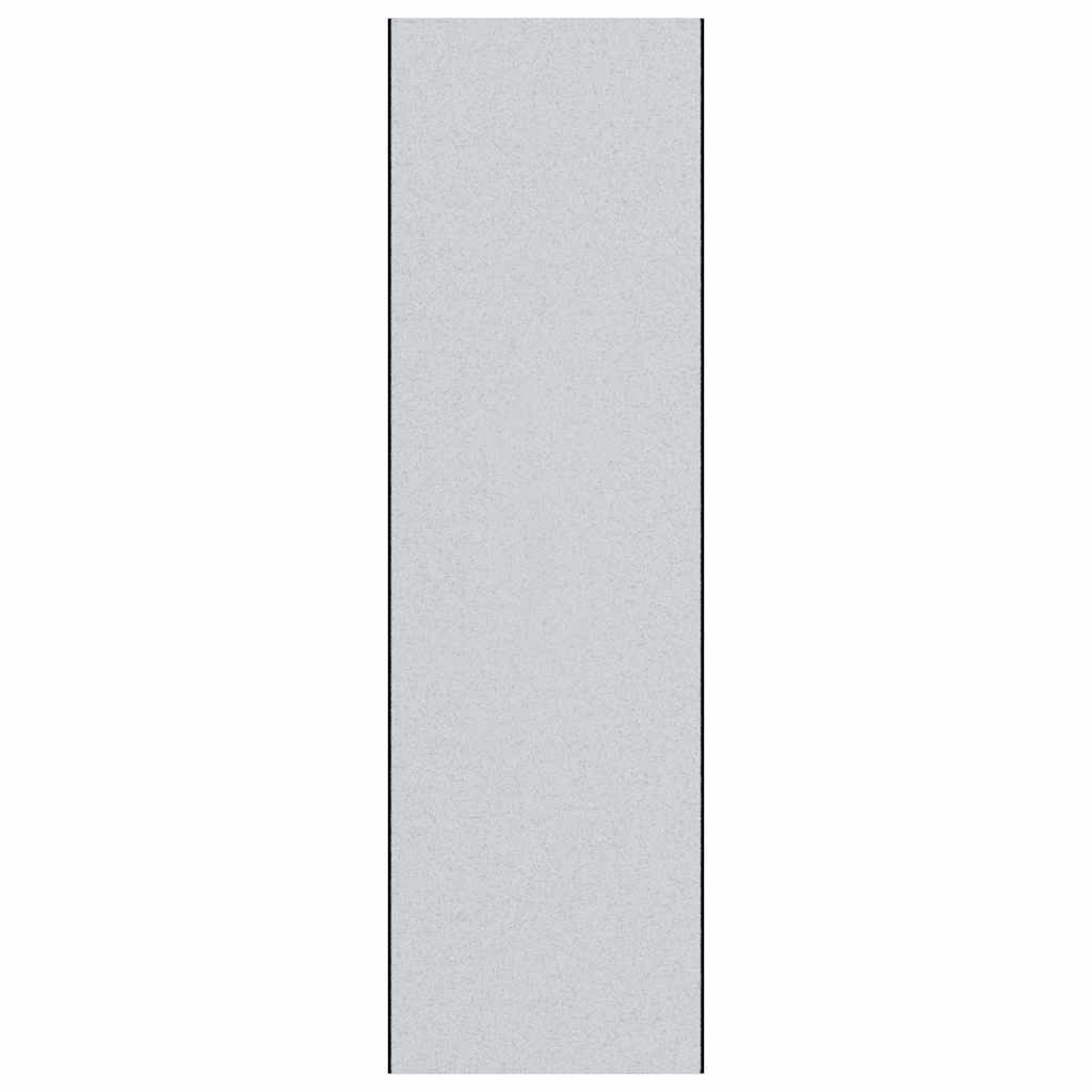 Deurmat Grijs en zwart 120 x 400 cm Polypropyleen en vinyl