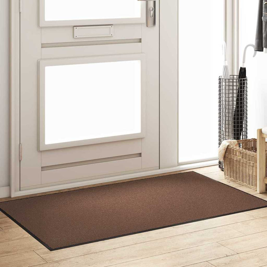 Deurmat Bruin en zwart 90 x 150 cm 100% Polyamide