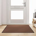 Deurmat 120x180 cm polyamide bruin zwart