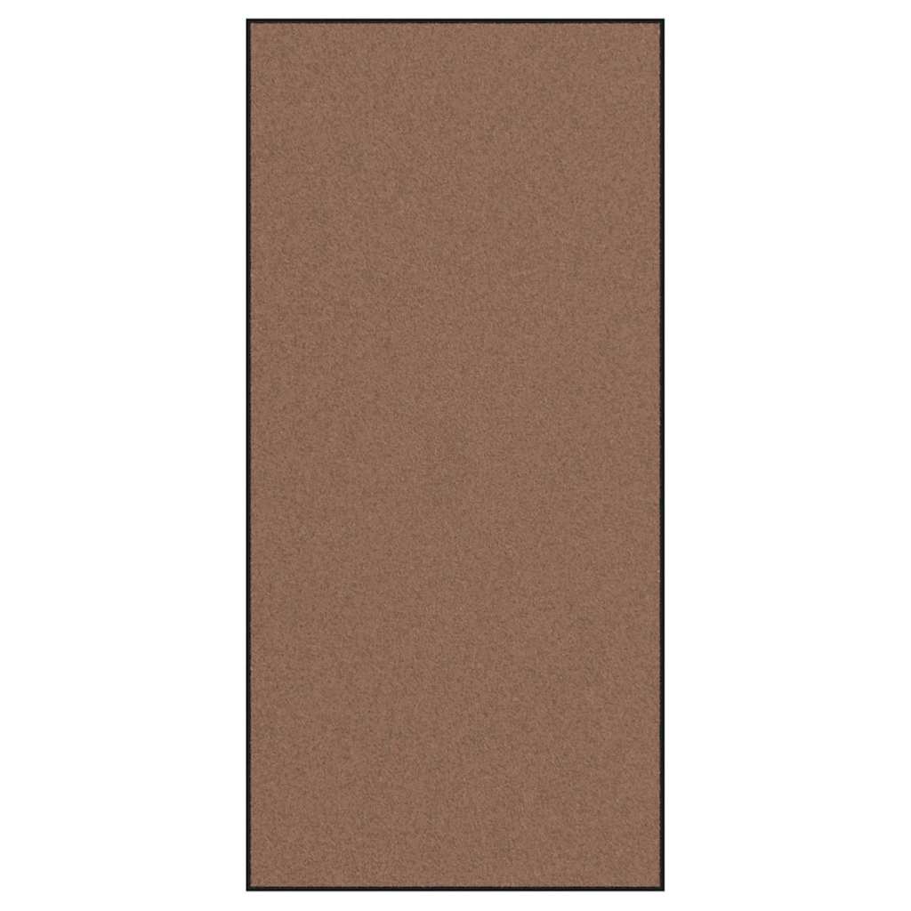 Deurmat Bruin en zwart 120 x 250 cm Polypropyleen en vinyl