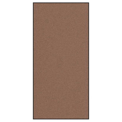Deurmat Bruin en zwart 120 x 250 cm Polypropyleen en vinyl