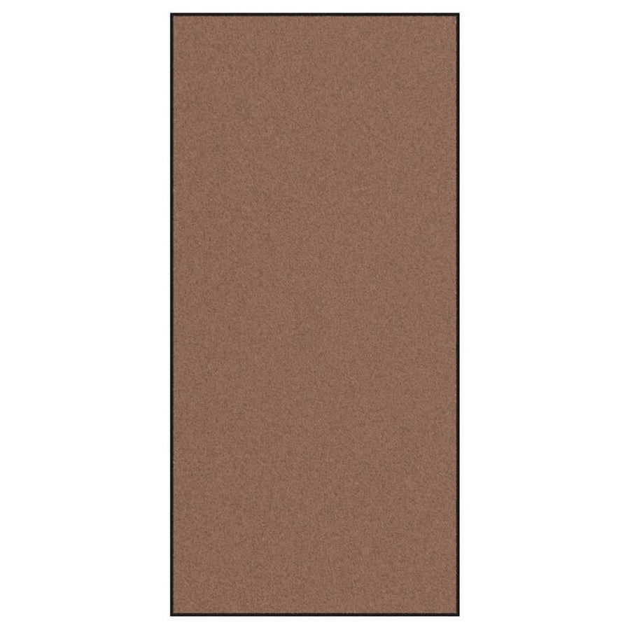 Deurmat Bruin en zwart 120 x 250 cm Polypropyleen en vinyl