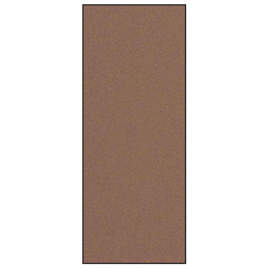 Deurmat Bruin en zwart 120 x 300 cm Polypropyleen en vinyl