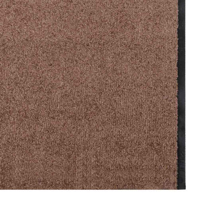 Deurmat Bruin en zwart 120 x 350 cm Polypropyleen en vinyl