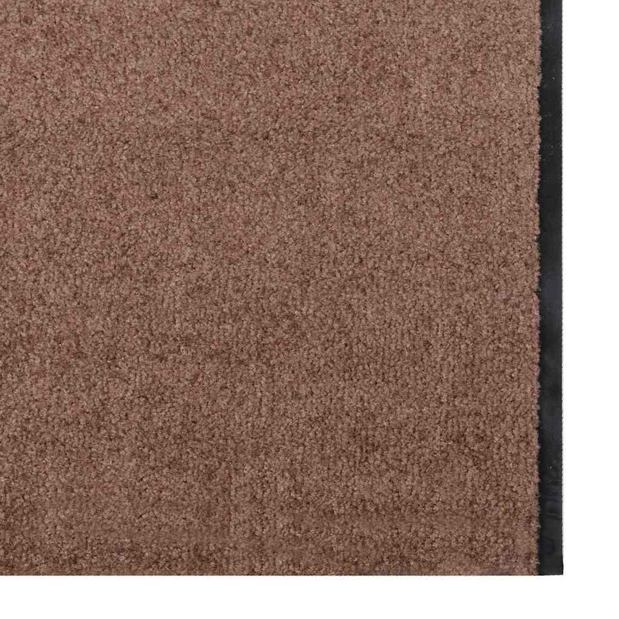 Deurmat Bruin en zwart 120 x 350 cm Polypropyleen en vinyl