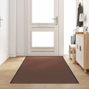 Deurmat 120x350 cm bruin zwart polypropyleen vinyl