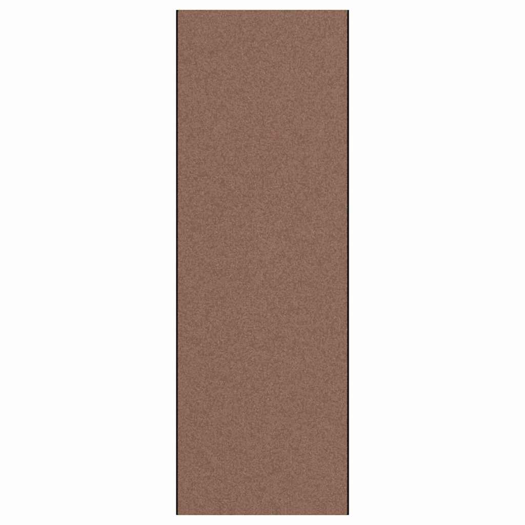 Deurmat Bruin en zwart 120 x 350 cm Polypropyleen en vinyl